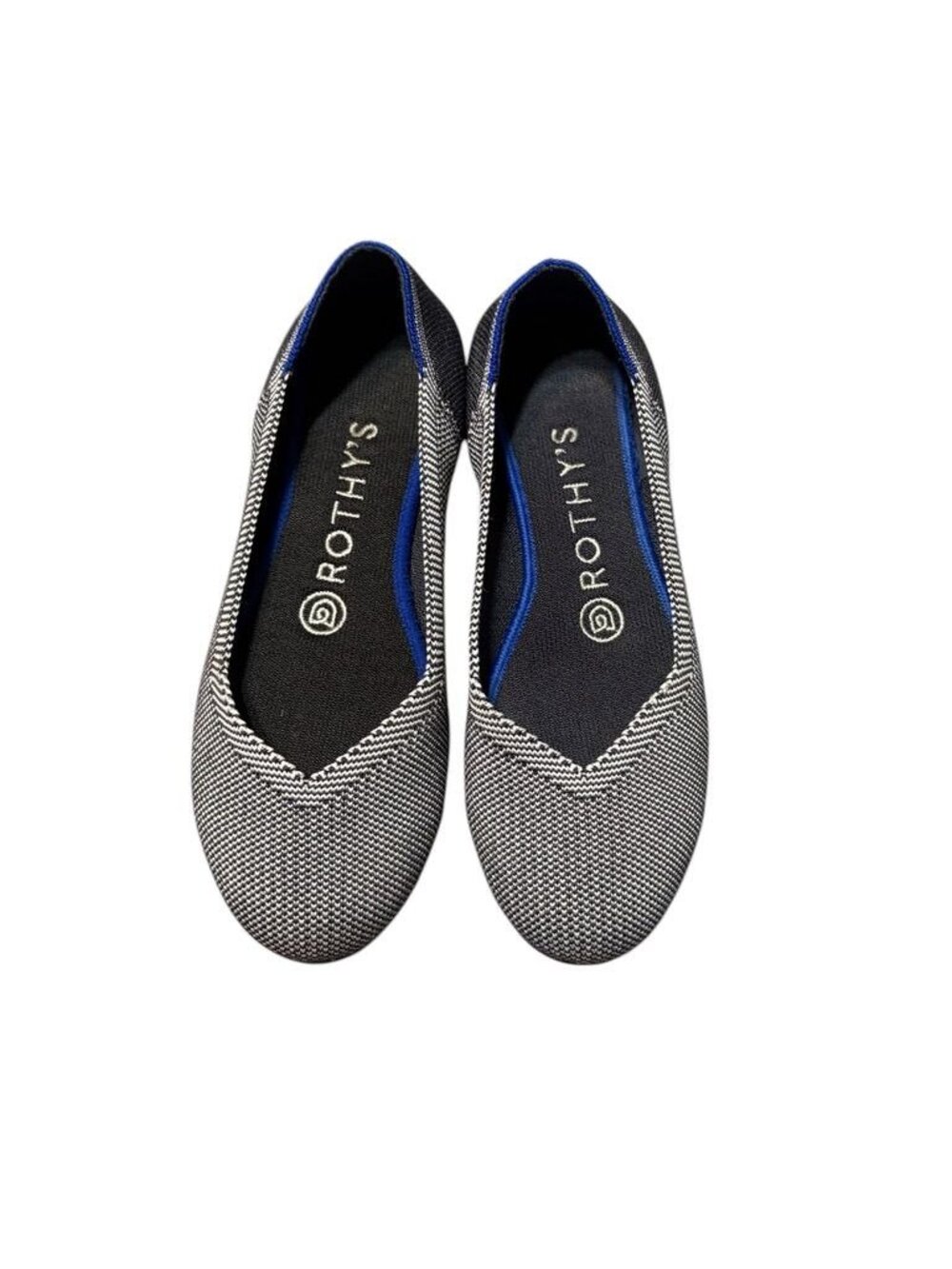 Rothy’s Ballet Flat 5.5 Gray Heather Knit EUC Washable Casual